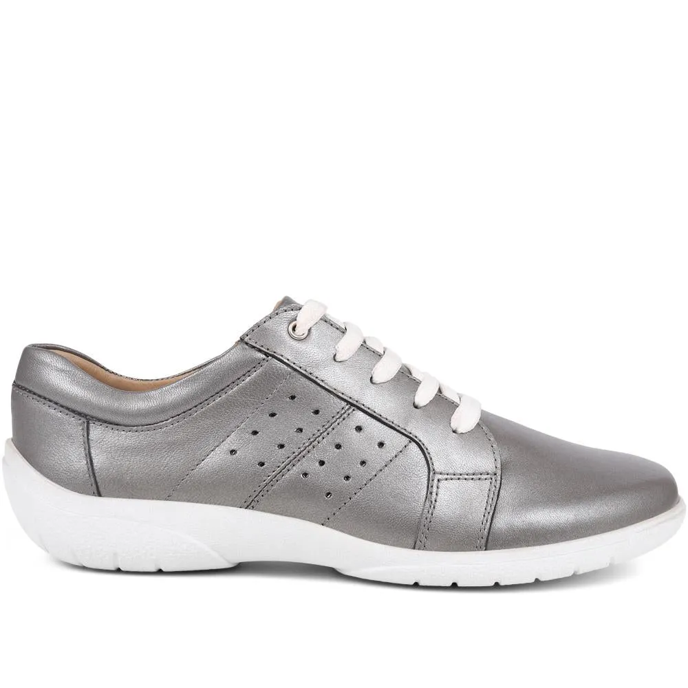 Lace-Up Leather Pumps - NAP39011 / 325 537