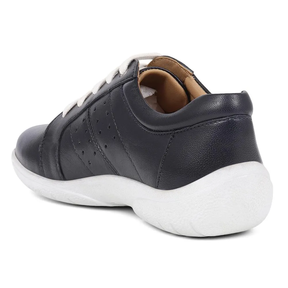Lace-Up Leather Pumps - NAP39011 / 325 537