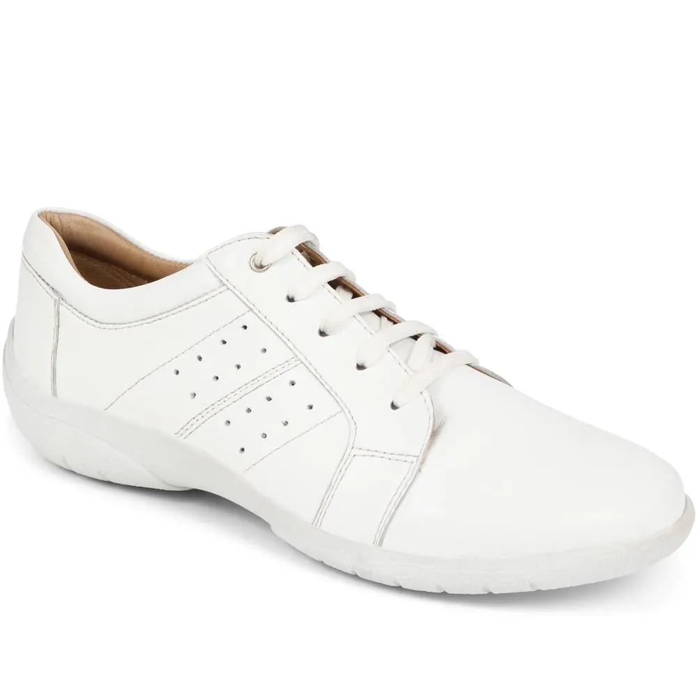 Lace-Up Leather Pumps - NAP39011 / 325 537
