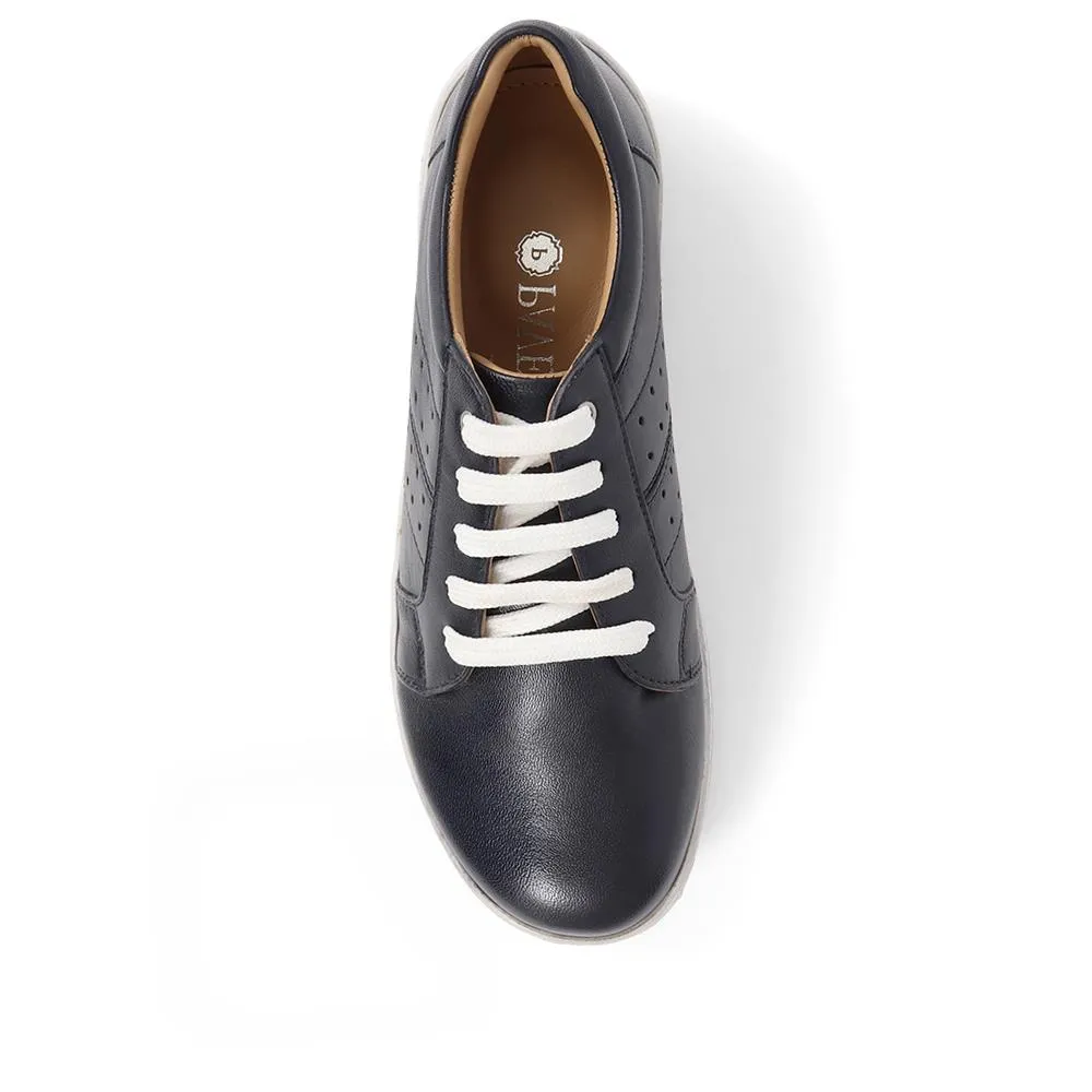 Lace-Up Leather Pumps - NAP39011 / 325 537