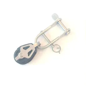 Laser/ILCA Clew Outhaul Captive Selden Block and Shackle