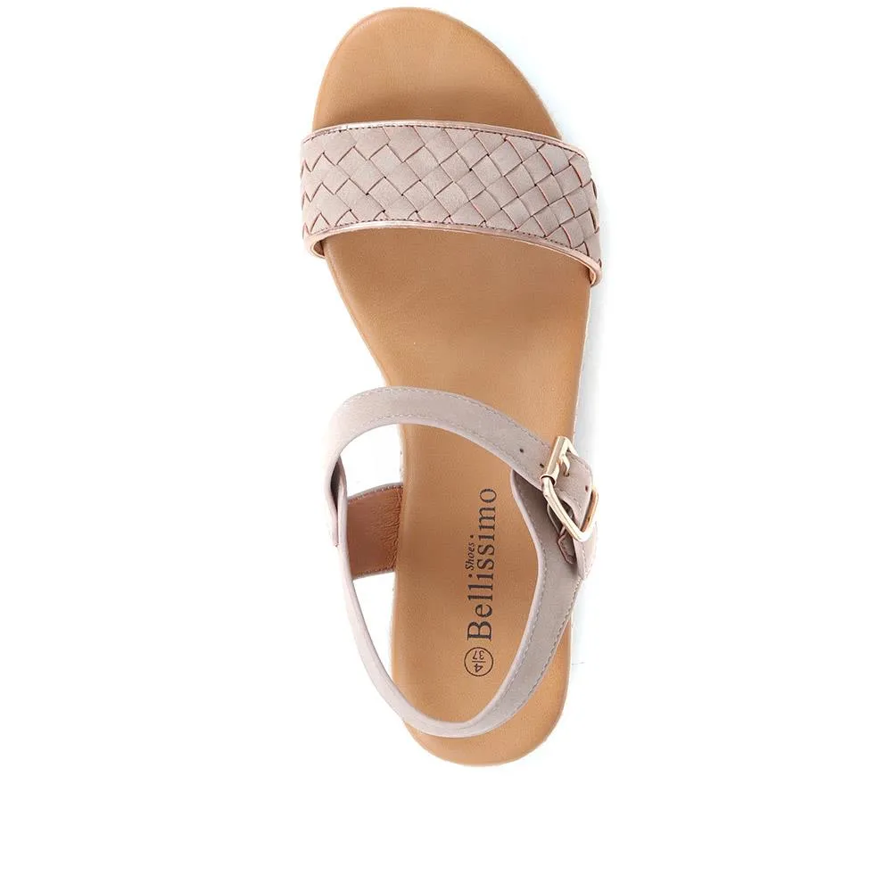 Lightweight Braided Platform Sandals - BELBAIZH37085 / 323 519