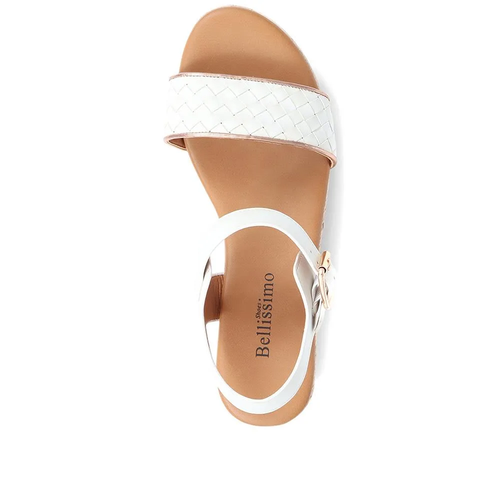 Lightweight Braided Platform Sandals - BELBAIZH37085 / 323 519
