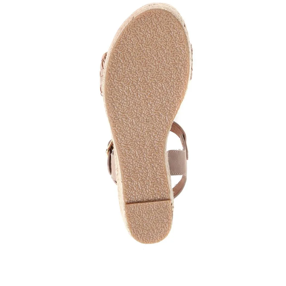 Lightweight Braided Platform Sandals - BELBAIZH37085 / 323 519