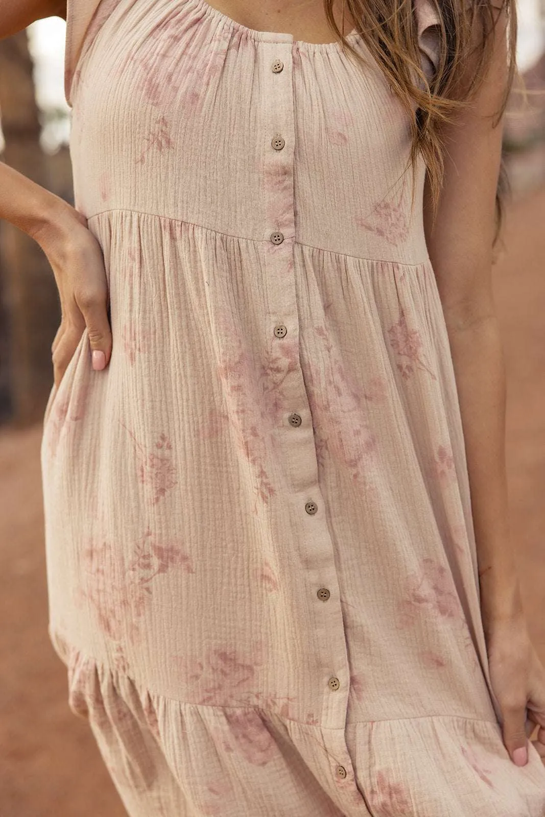 Miriam Button Up Maxi | Nursing Friendly