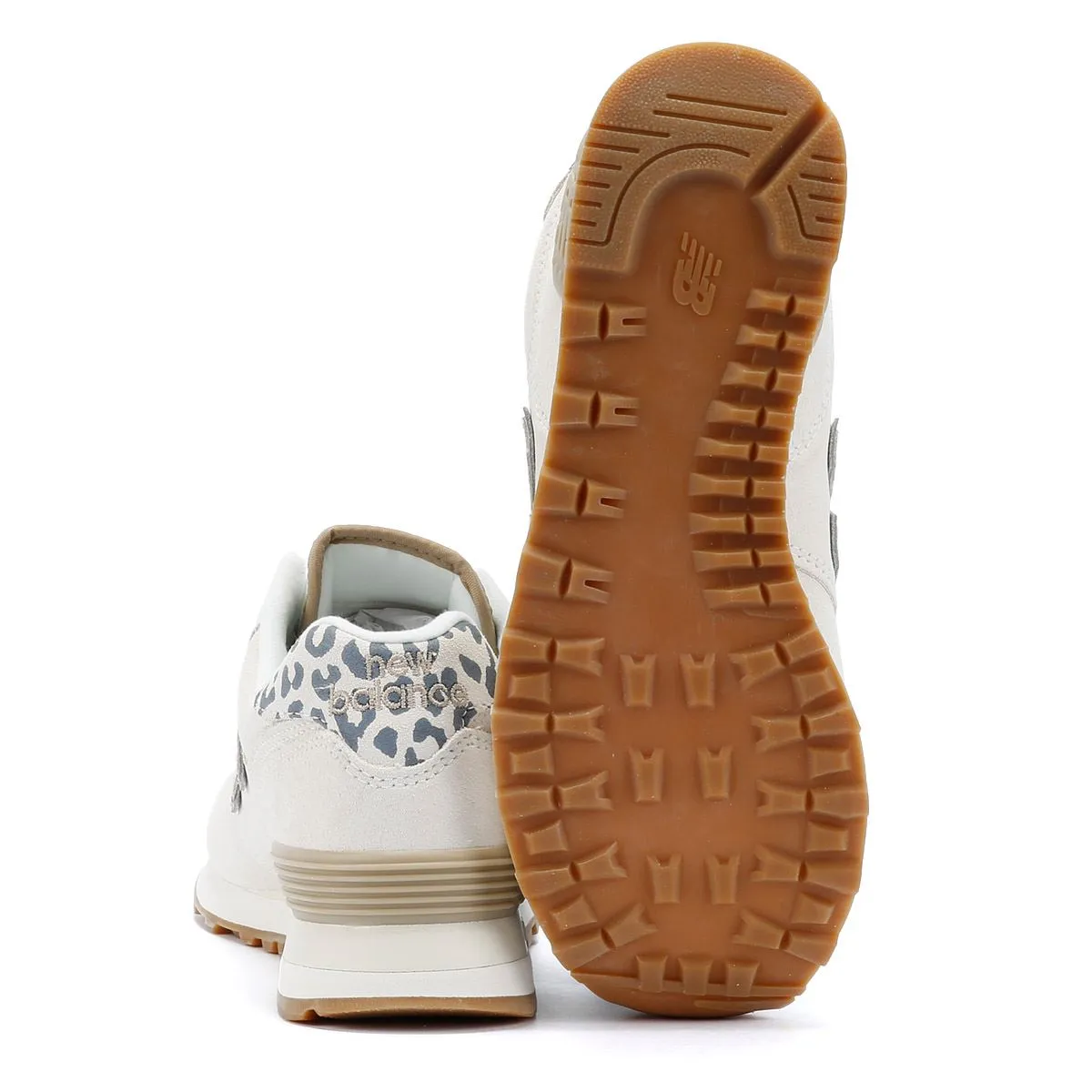 New Balance 574 Women's Seasalt/Leopard Trainers
