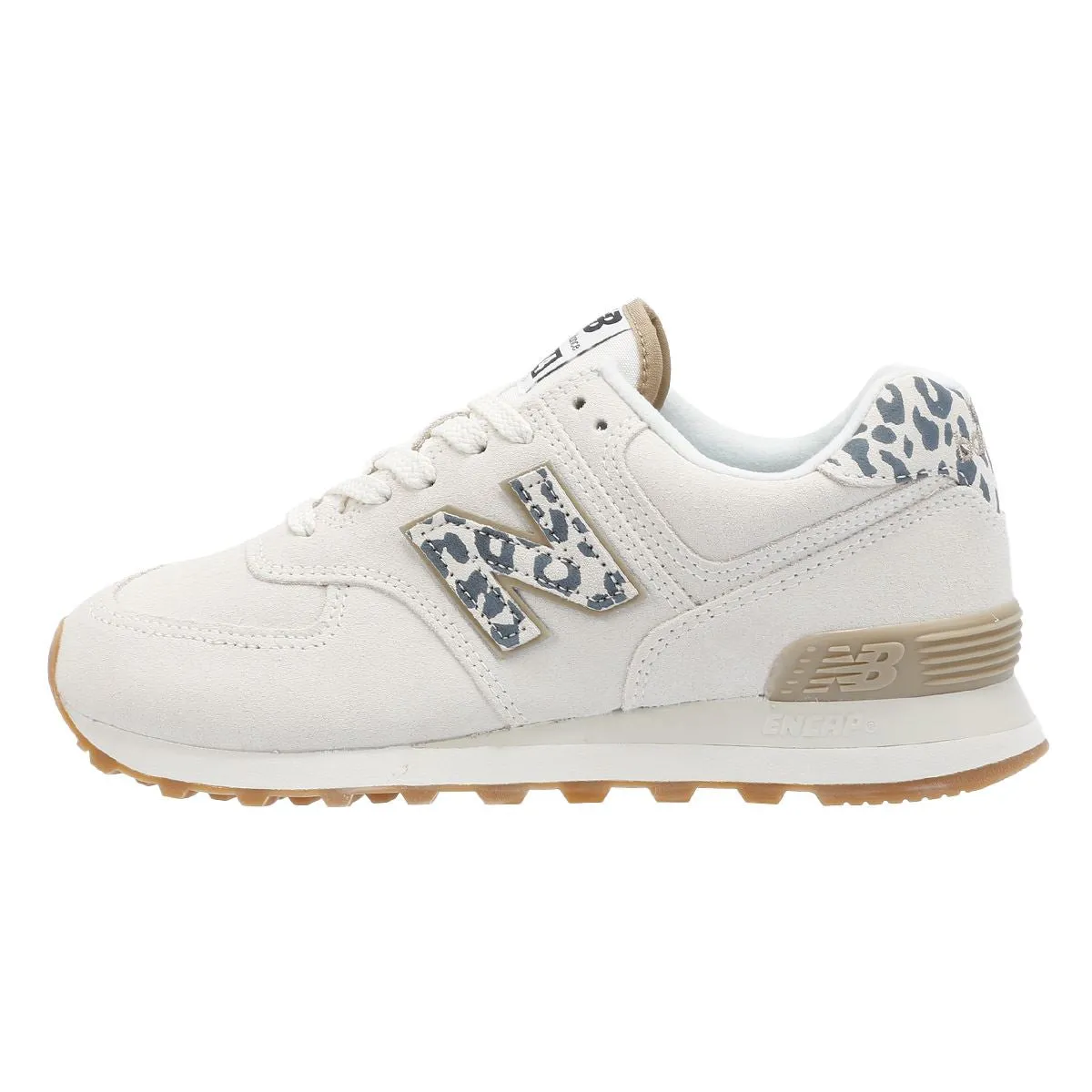 New Balance 574 Women's Seasalt/Leopard Trainers