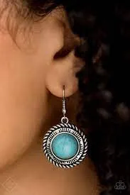 Paparazzi Accessories  -  The Simply Santa Fe Collection #SSF-0819 - Fashion Fix Blue Necklace August 2019