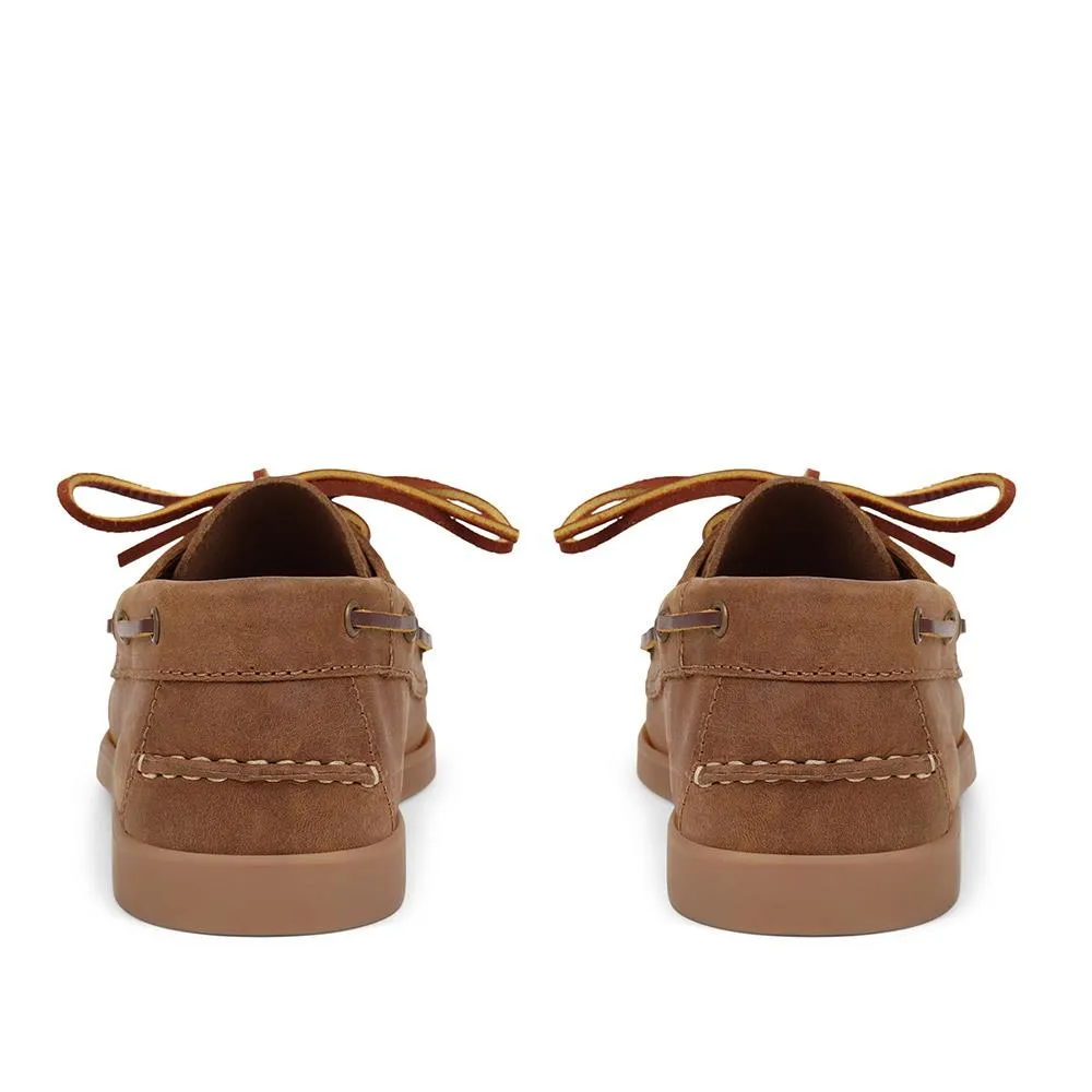 Patrizia Leather Boat Shoes - PATRIZIA / 322 369