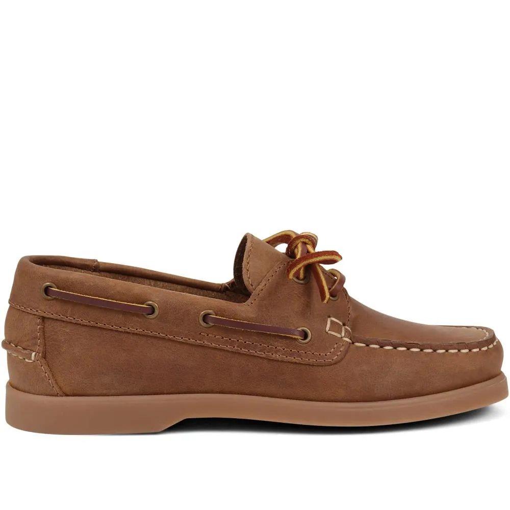 Patrizia Leather Boat Shoes - PATRIZIA / 322 369