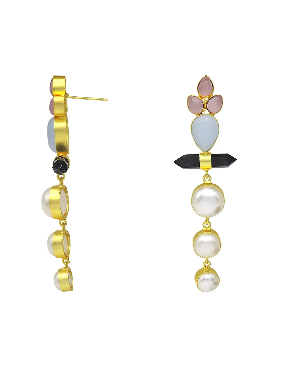 Pearl Trio Earrings