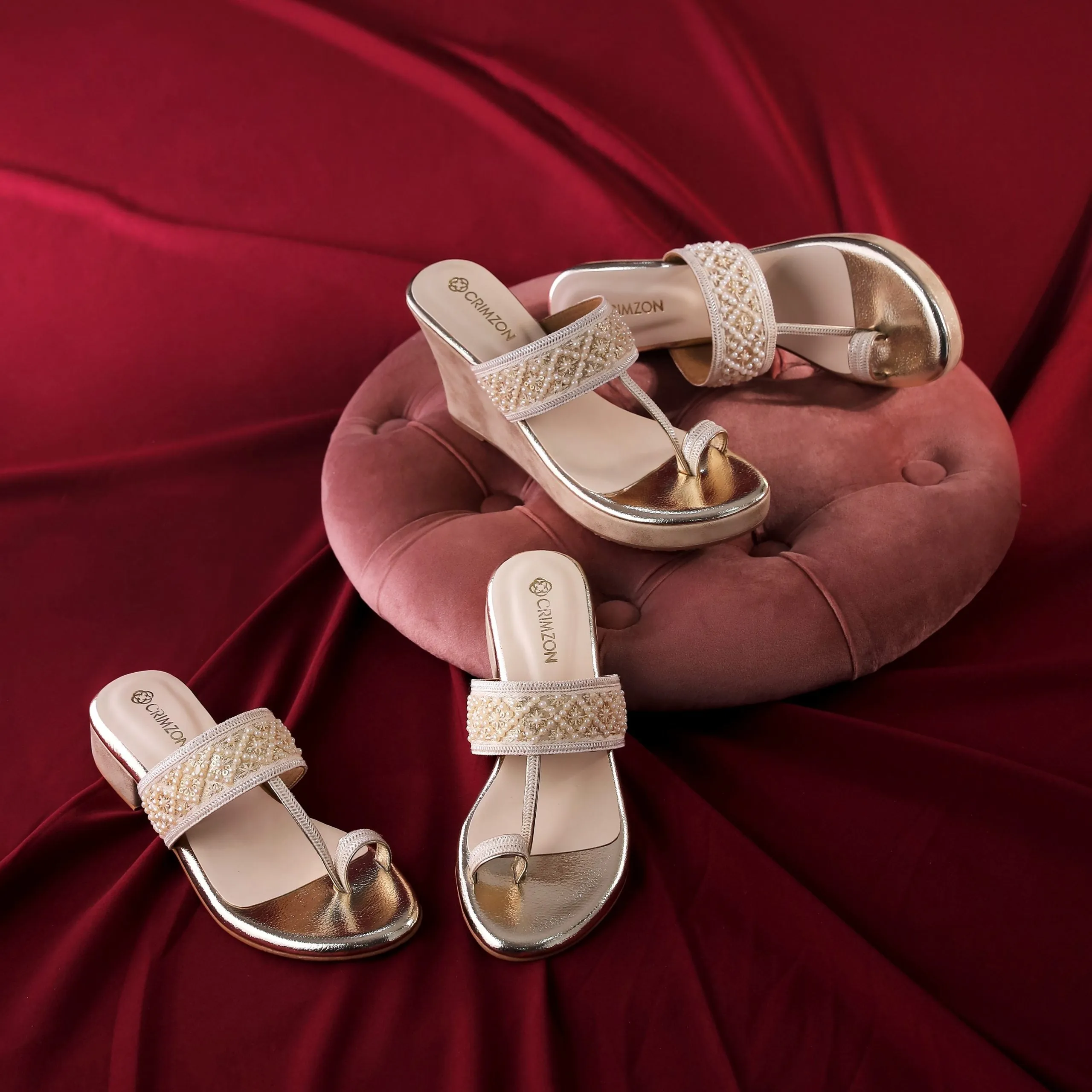 PERLA- PEARL KOLHAPURIS