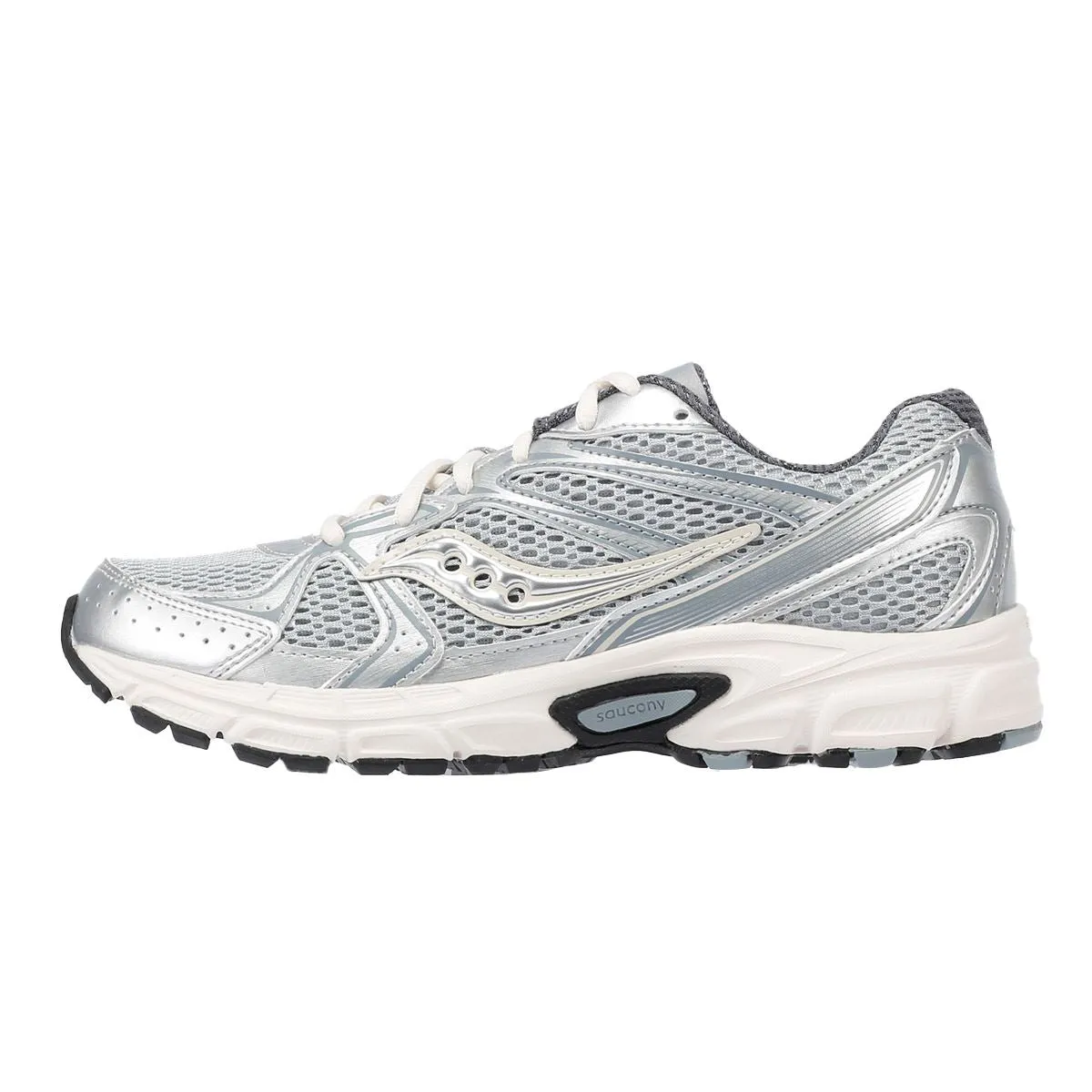 Saucony Ride Millenium Silver/Cream Trainers