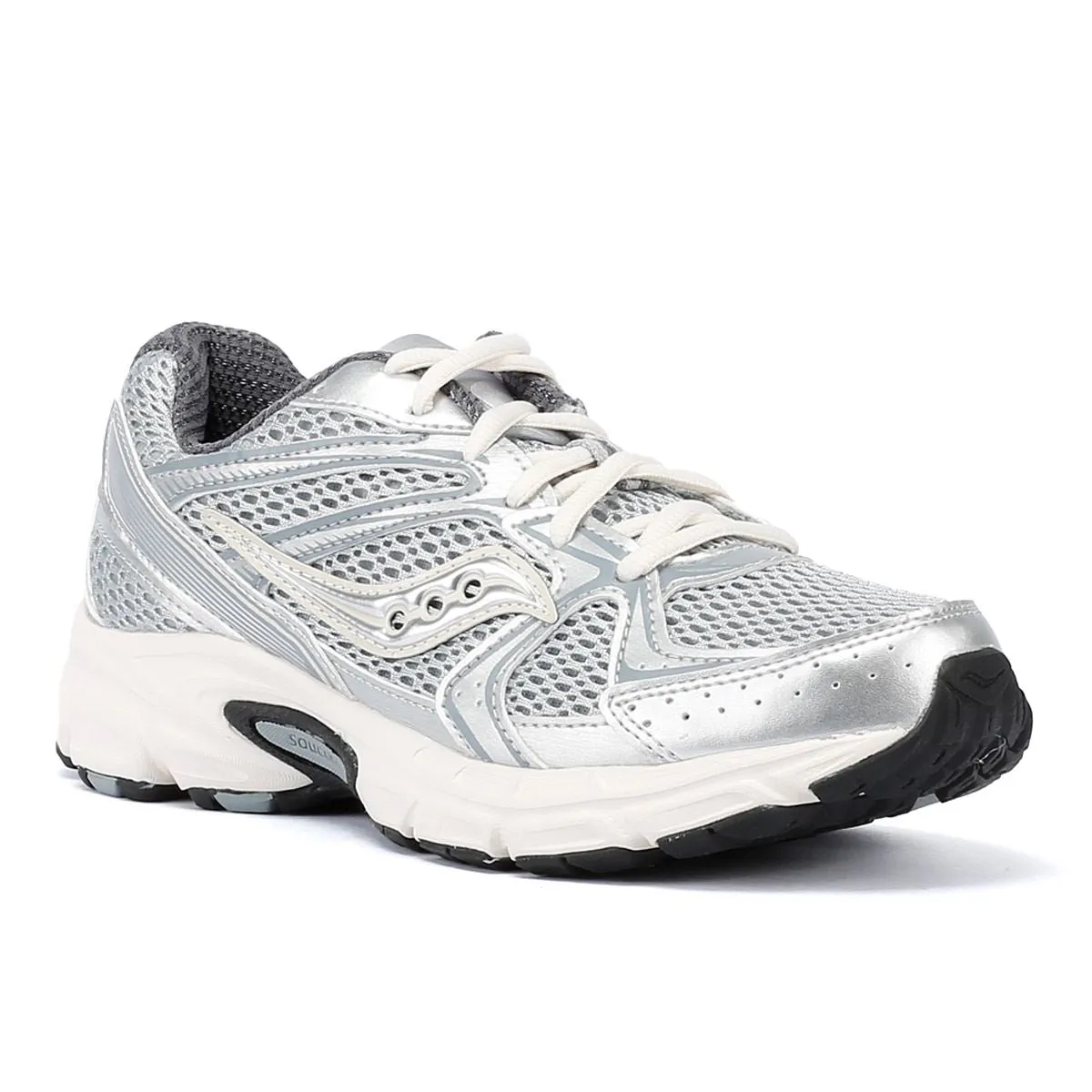Saucony Ride Millenium Silver/Cream Trainers