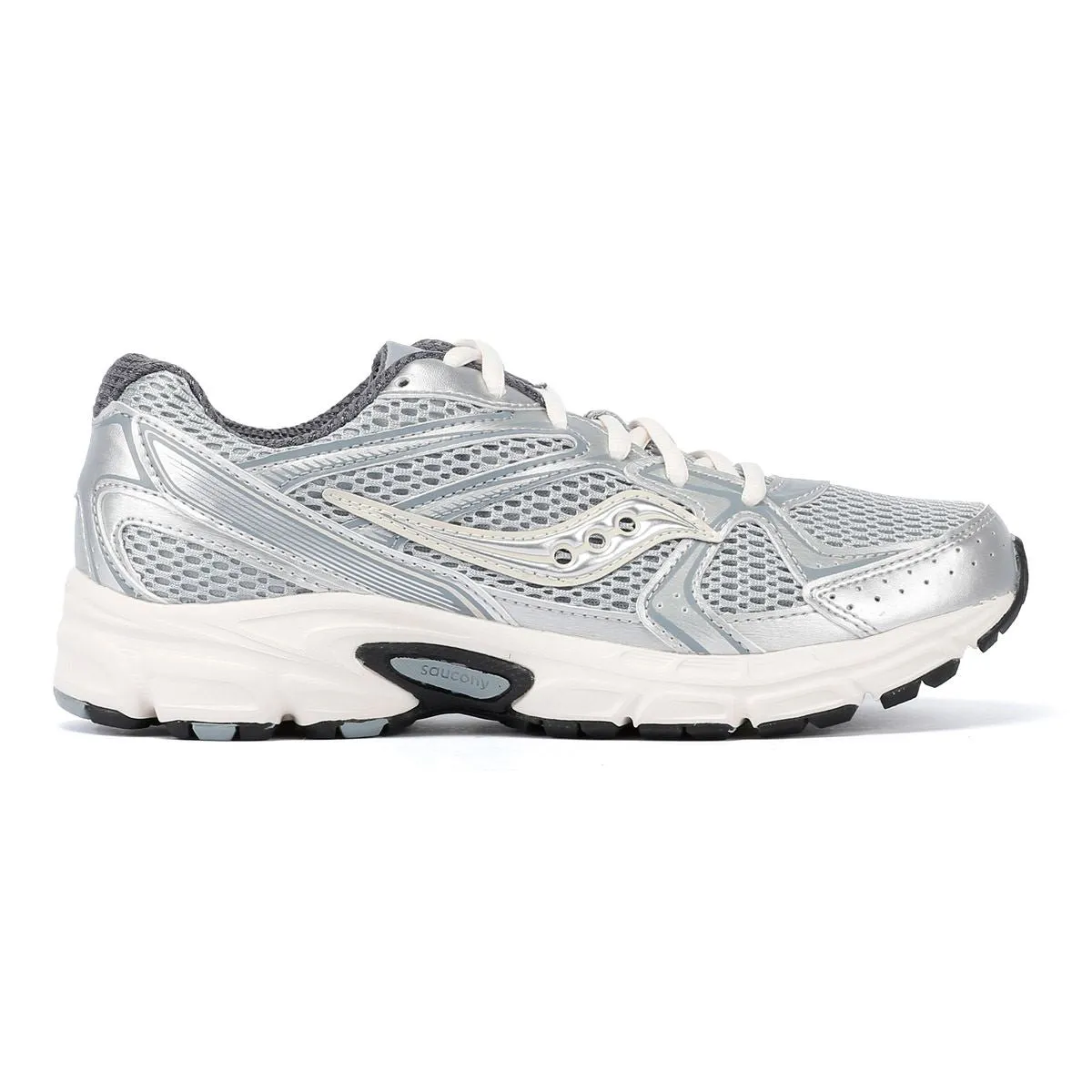 Saucony Ride Millenium Silver/Cream Trainers