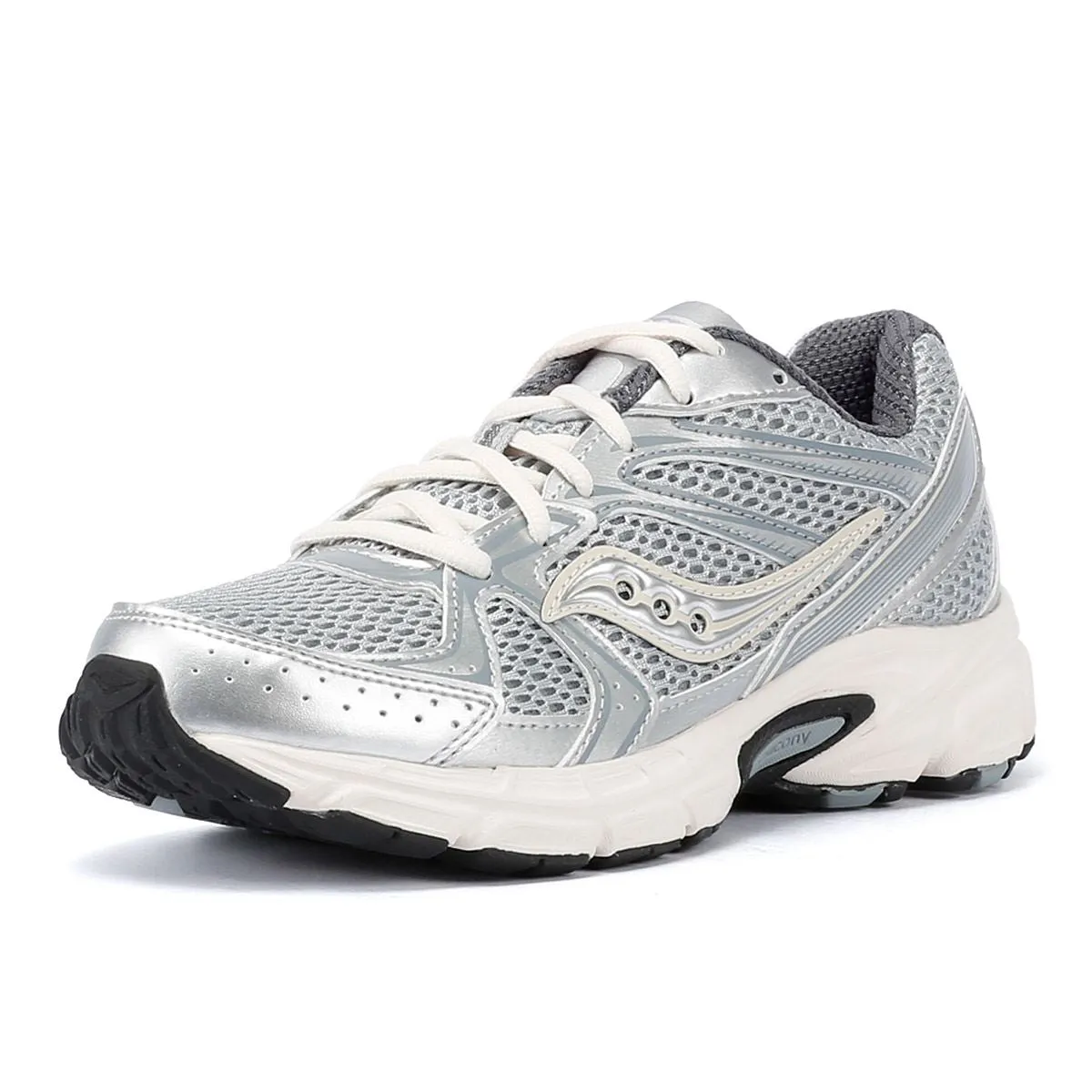 Saucony Ride Millenium Silver/Cream Trainers