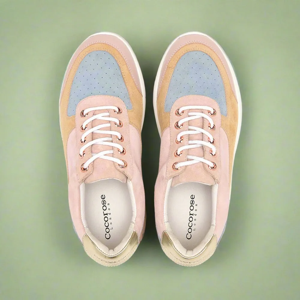 Shoreditch - Pastel Leather Trainers