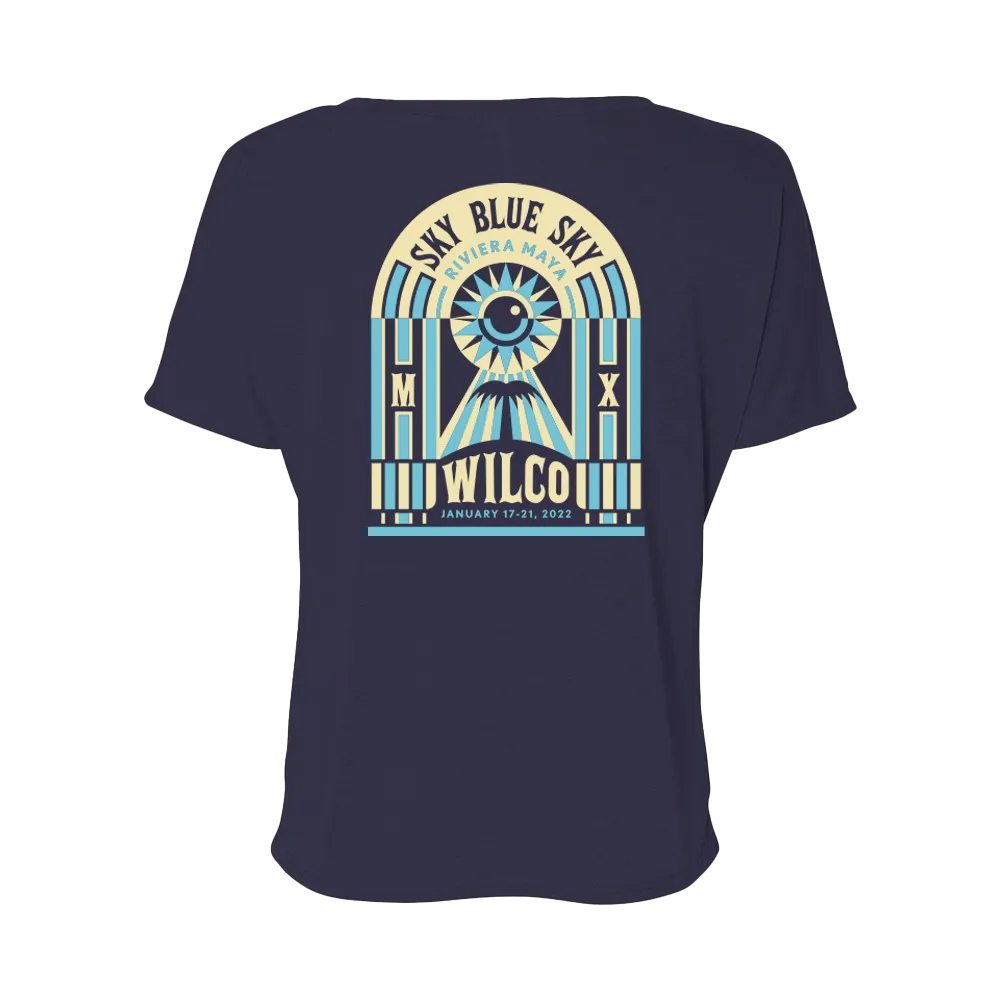 Sky Blue Sky 2022 Sunburst Women's Cut T-Shirt