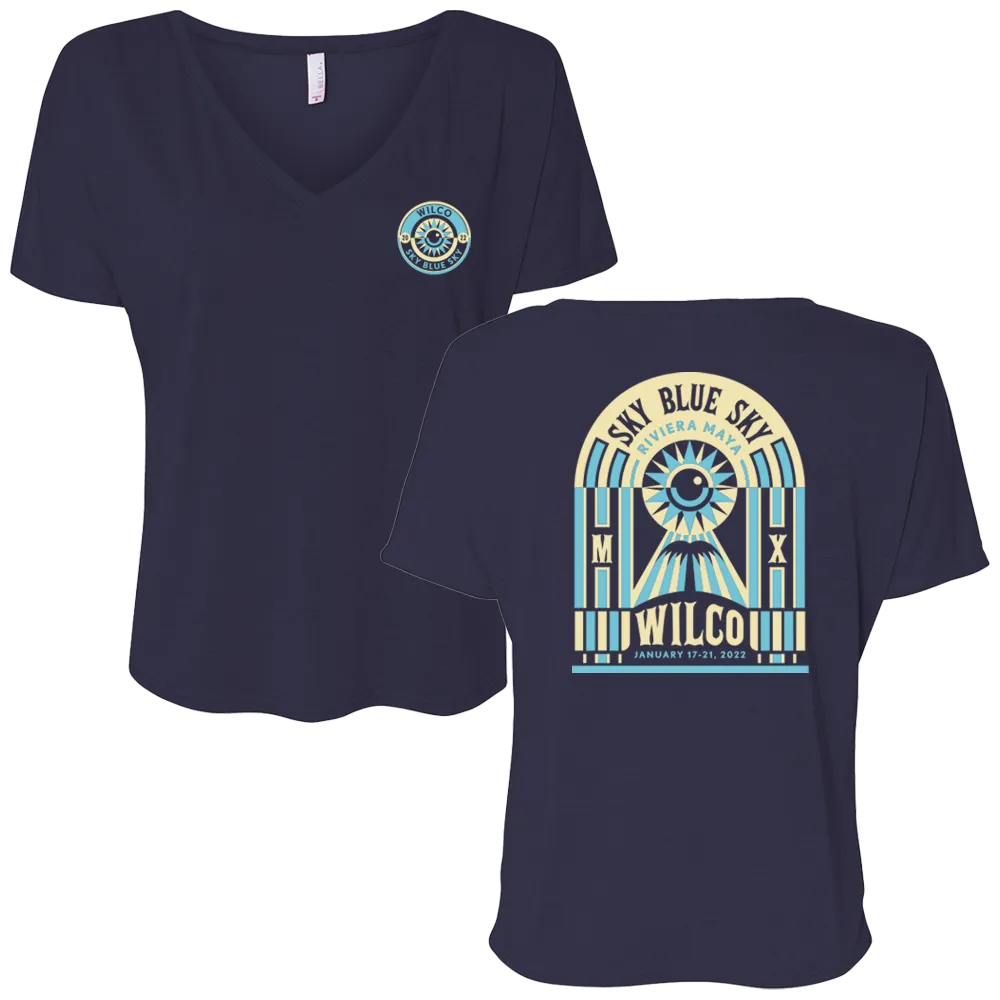 Sky Blue Sky 2022 Sunburst Women's Cut T-Shirt