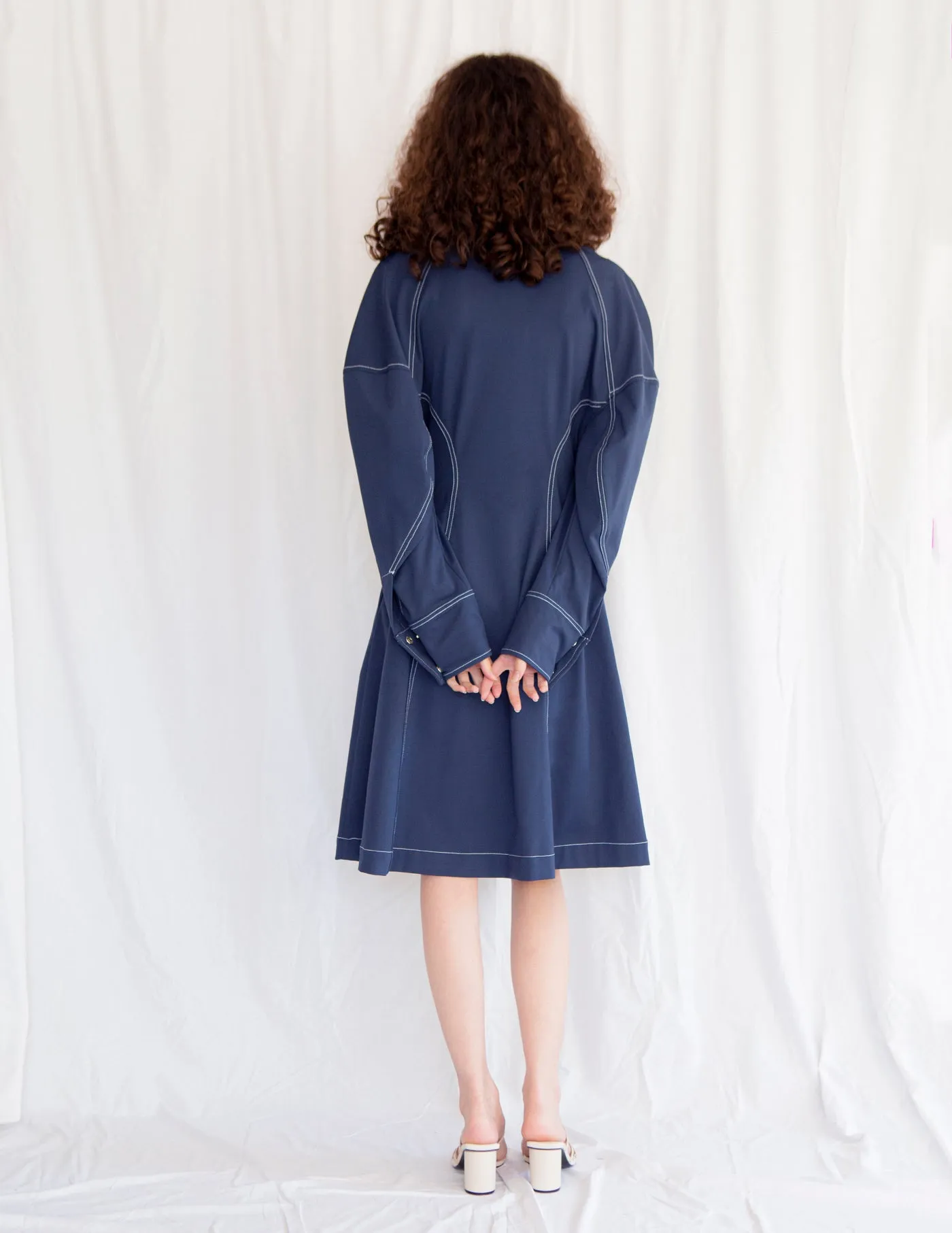 SLOUCHY SHIRT DRESS