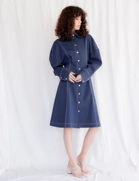 SLOUCHY SHIRT DRESS