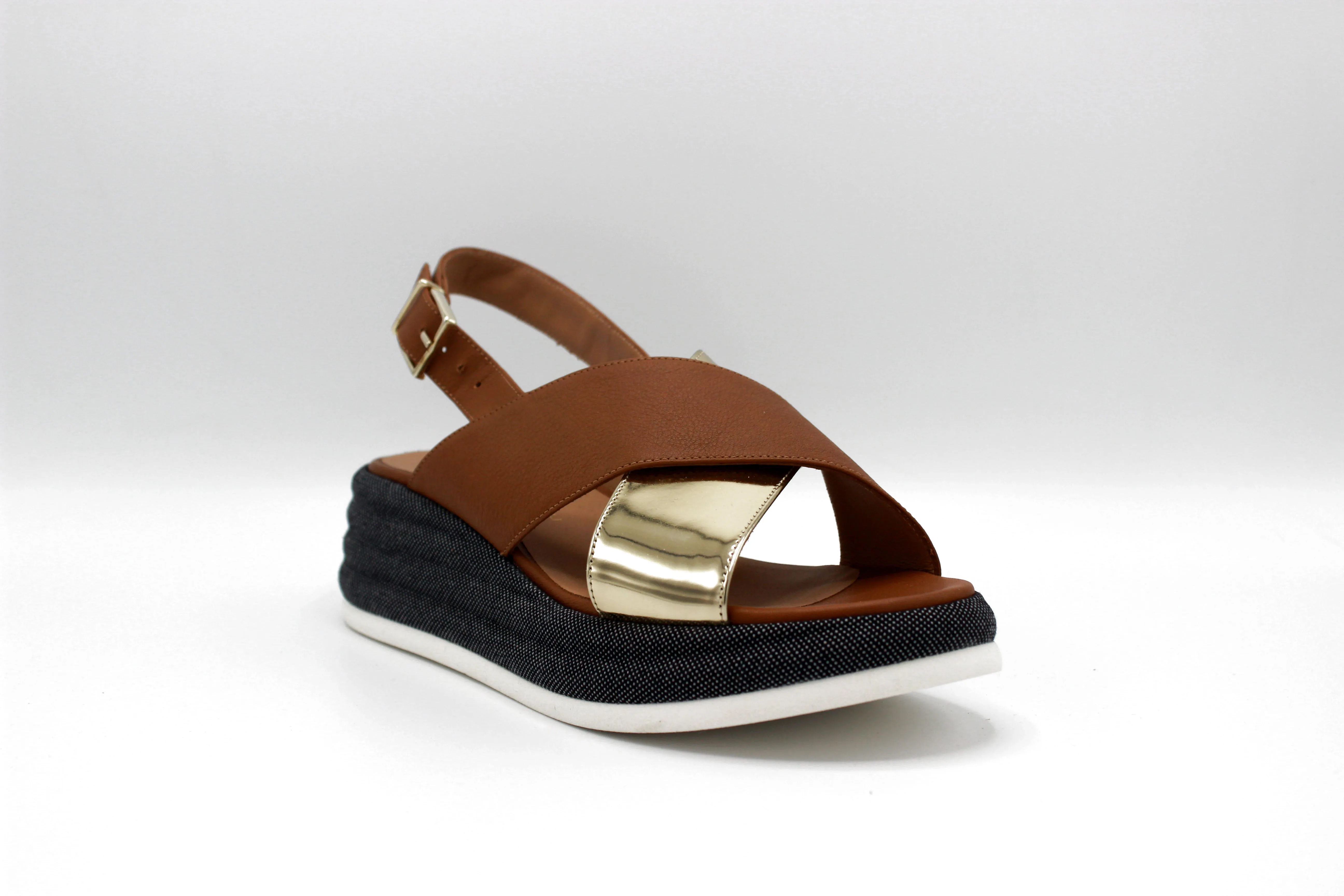 SORELLI 2951 JAN specchio platino mousse cuoio
