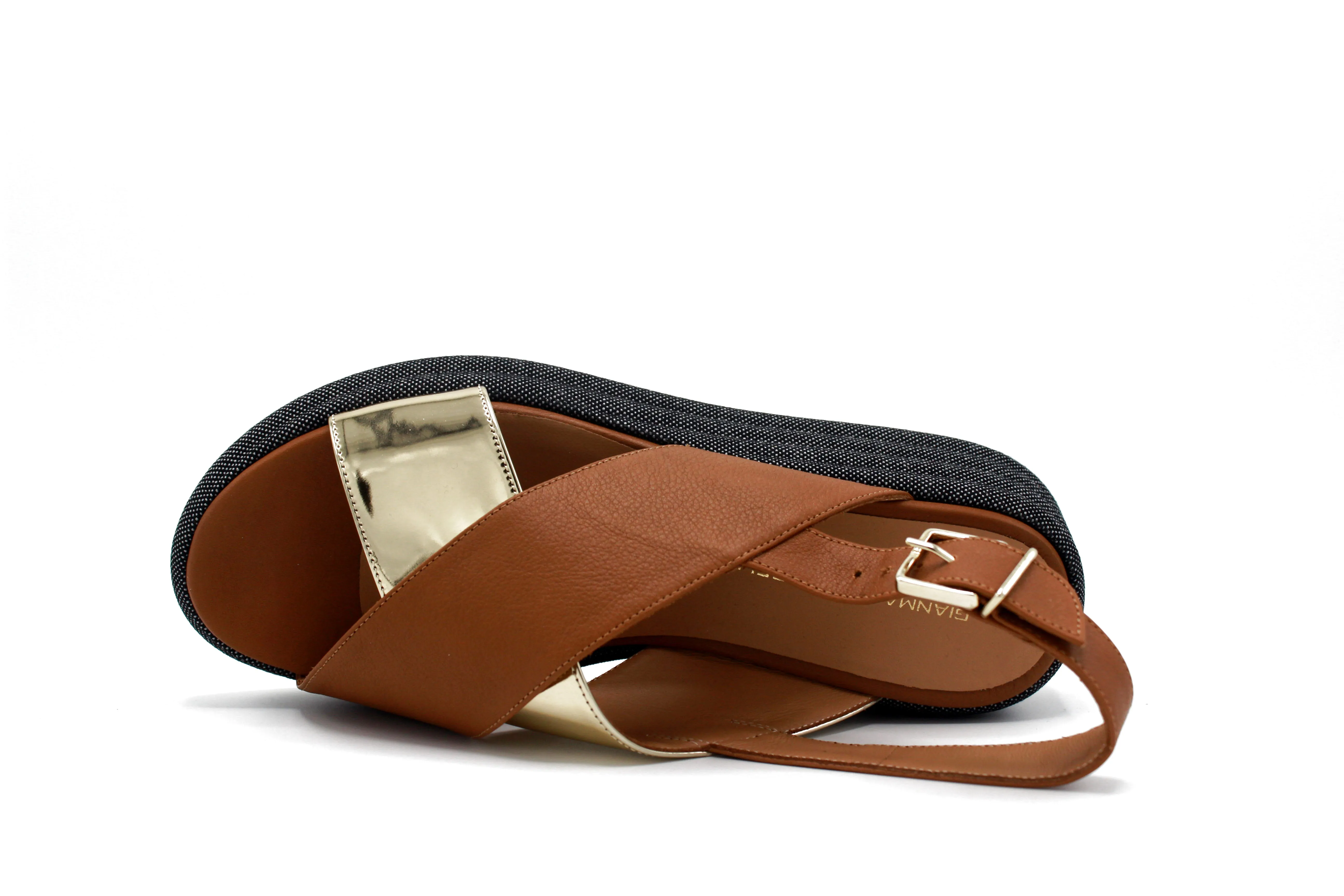SORELLI 2951 JAN specchio platino mousse cuoio