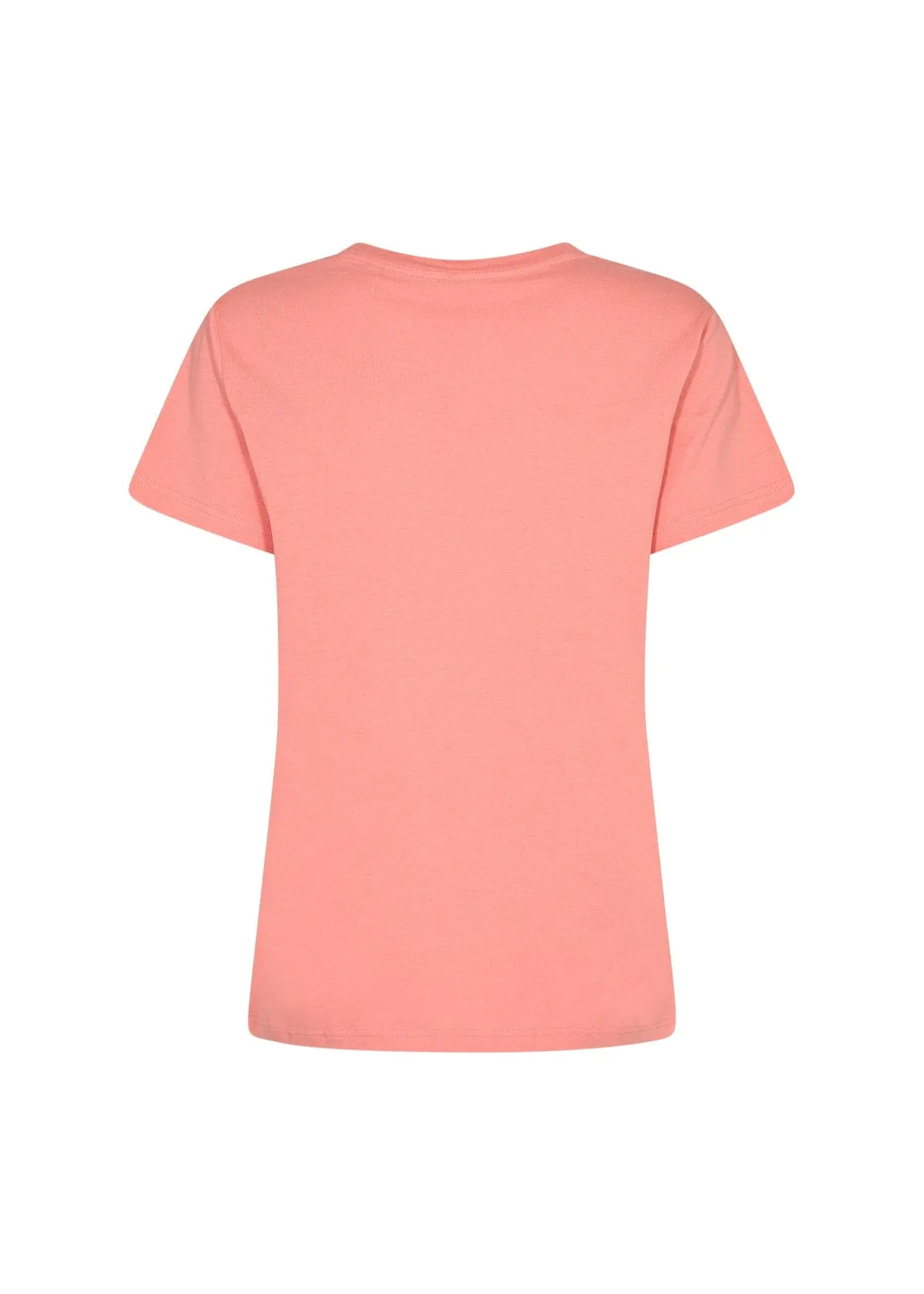 Soya Concept Cotton T Shirt Soft Coral