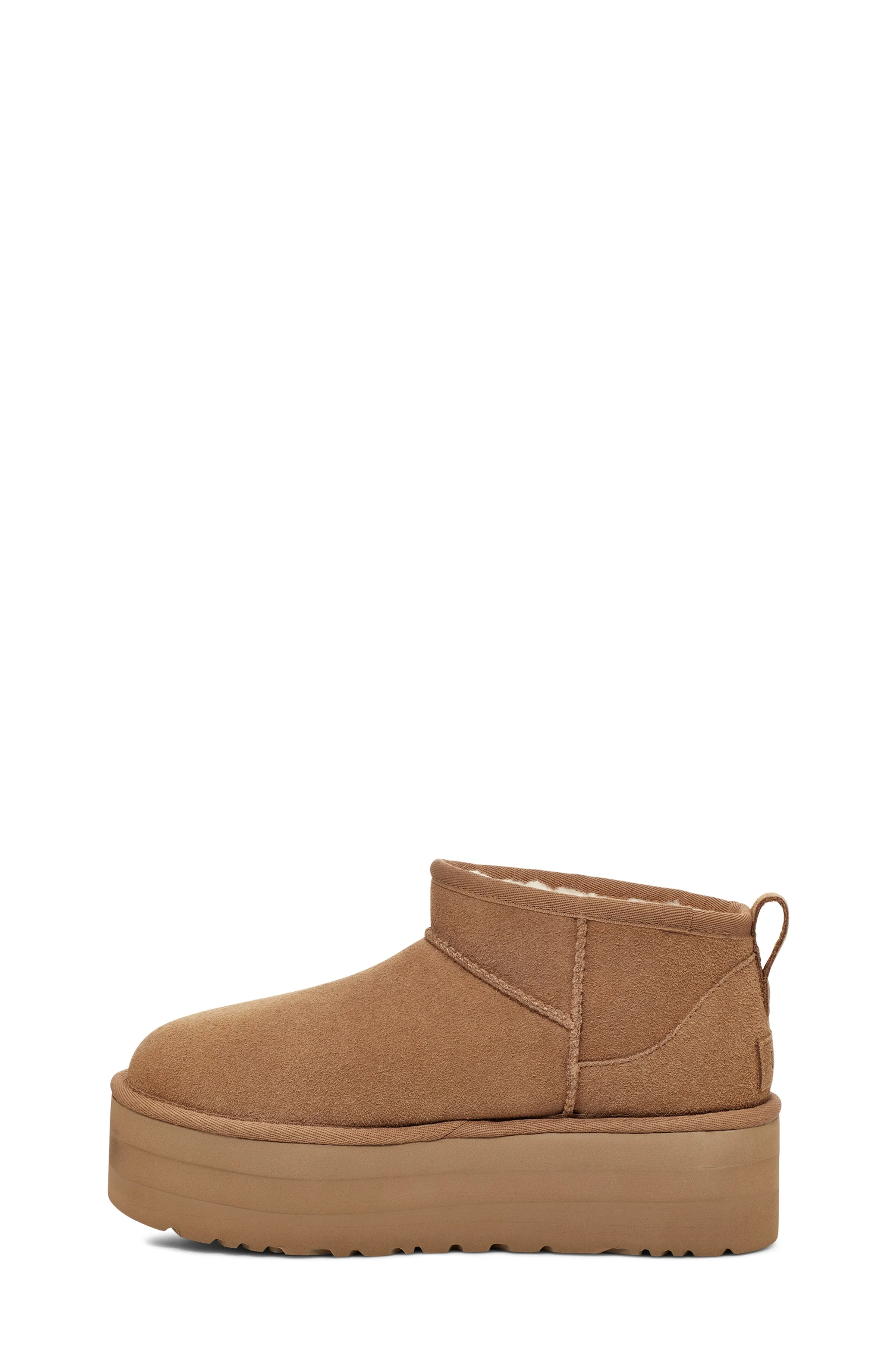 W Classic Ultra Mini Platform Chestnut Suede