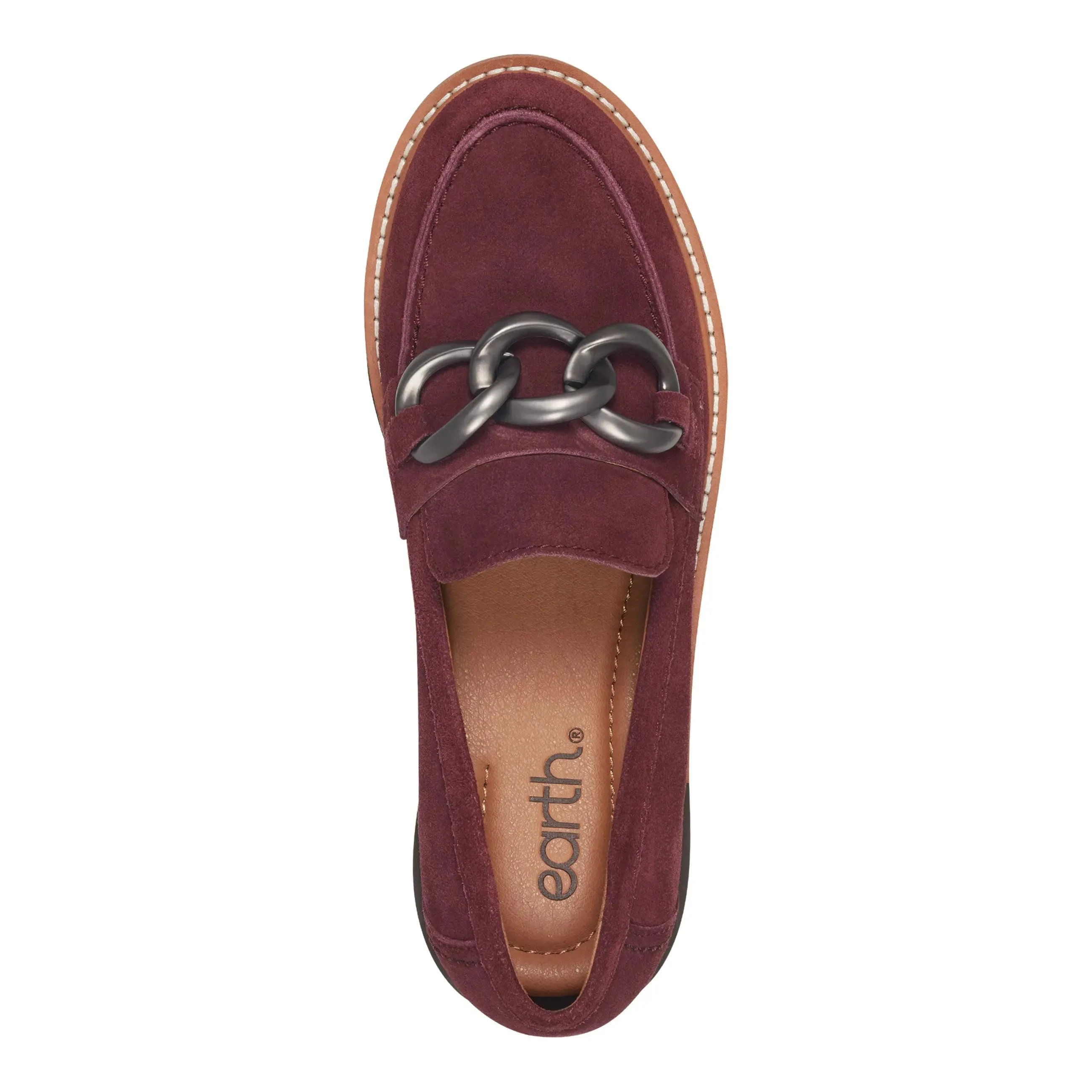 Zalor Round Toe Lug Sole Casual Slip-on Loafers